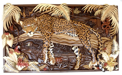 jaguar jungle intarsia